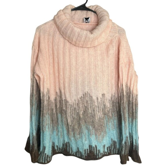 Vintage M Missoni Women’s Light Sweater Wool Blend, Sz 44 IT/ 8 US Italy Zig Zag - Picture 1 of 9